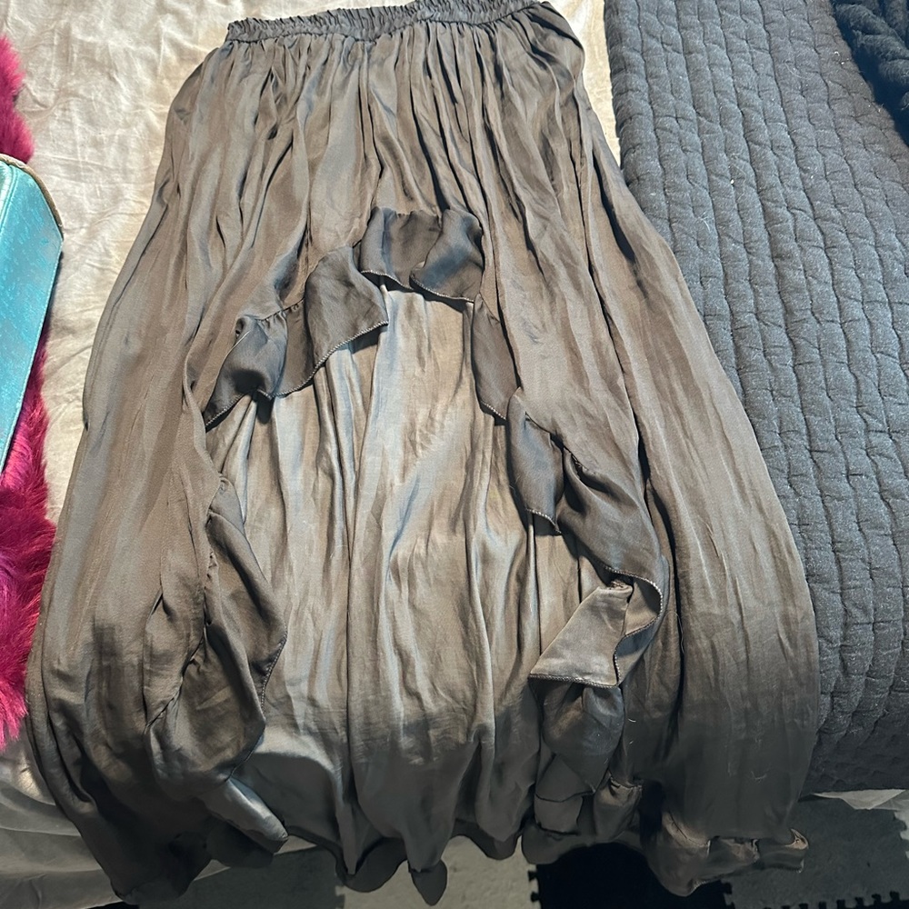 Hi-Low Satin Inspired Skirt